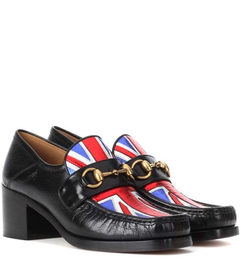 gucci union jack|Gucci horsebit platform loafer.